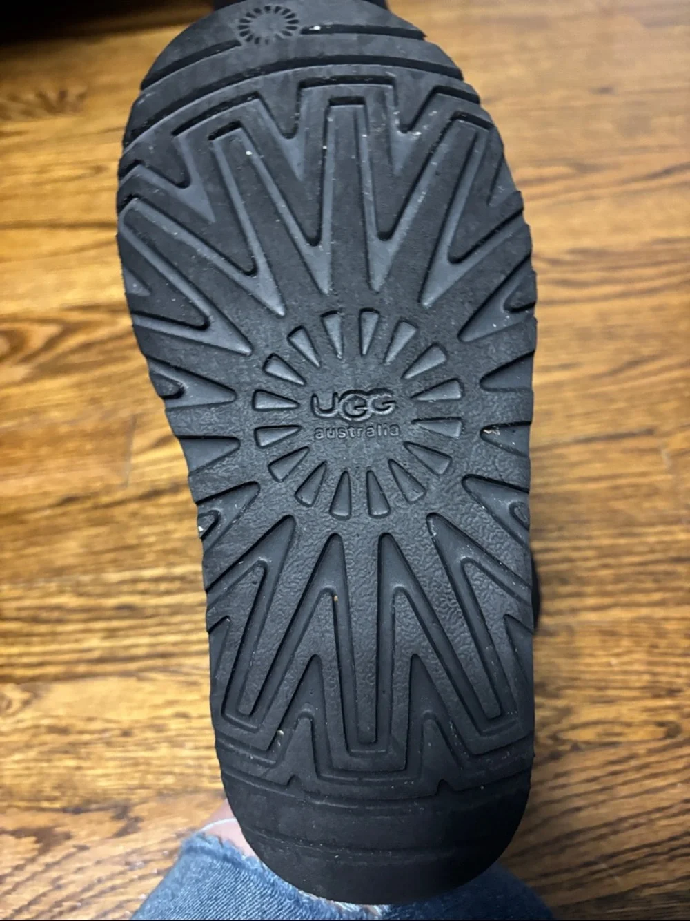 UGG Classic Short Boots Black Suede Kids Size 3 | Shearling Lined | Cozy Staple